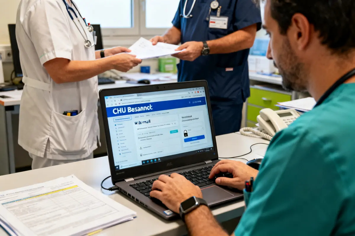 Chu Besancon Webmail : accès sécurisé pour les professionnels