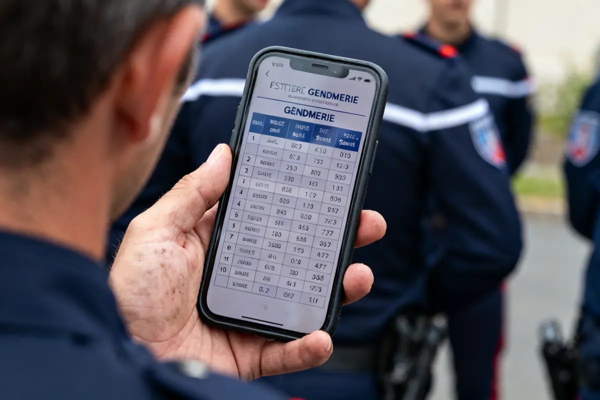 Échelon gendarmerie : grille indicielle et salaires décryptés