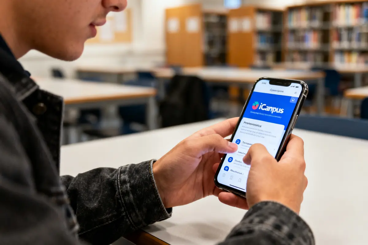 Icampus : accès facile à la plateforme campus et cours